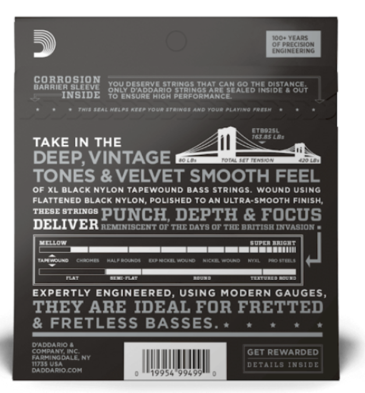 Daddario EXL165SL Super Long Scale, 45-105